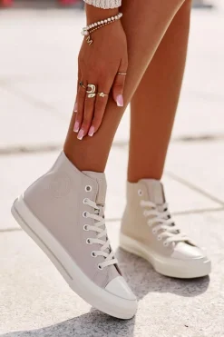 Discount Trampki Damskie Ocieplane Z Eko Skóry Różowe Big Star OO274933 Damskie Trampki Ocieplane|Trampki Damskie Big Star