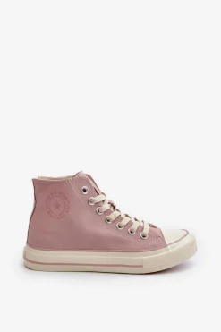 Trampki Damskie Big Star|Trampki Damskie Wysokie></noscript>Big Star Shoes Trampki Damskie Wysokie Big Star NN274277 Różowe Różowy
