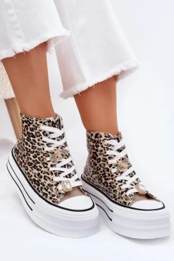 Trampki Damskie Wysokie><noscript><img width=