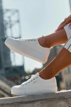 Best Lee Cooper Trampki Damskie Z Koronką LCW-25-31-3438L Białe