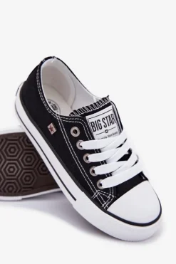 Best Big Star Shoes Trampki Dziecięce Big Star FF374206 Czarne Czarny