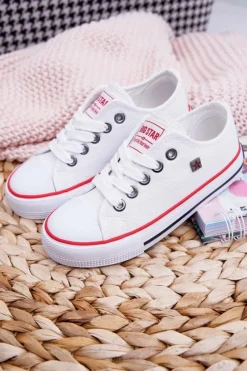 Trampki Dziecięce Big Star FF374200 Białe Dzieci Chłopięce|Dziewczęce