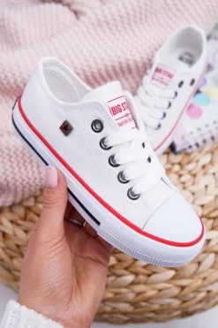 Trampki Dziecięce Big Star FF374200 Białe Dzieci Chłopięce|Dziewczęce