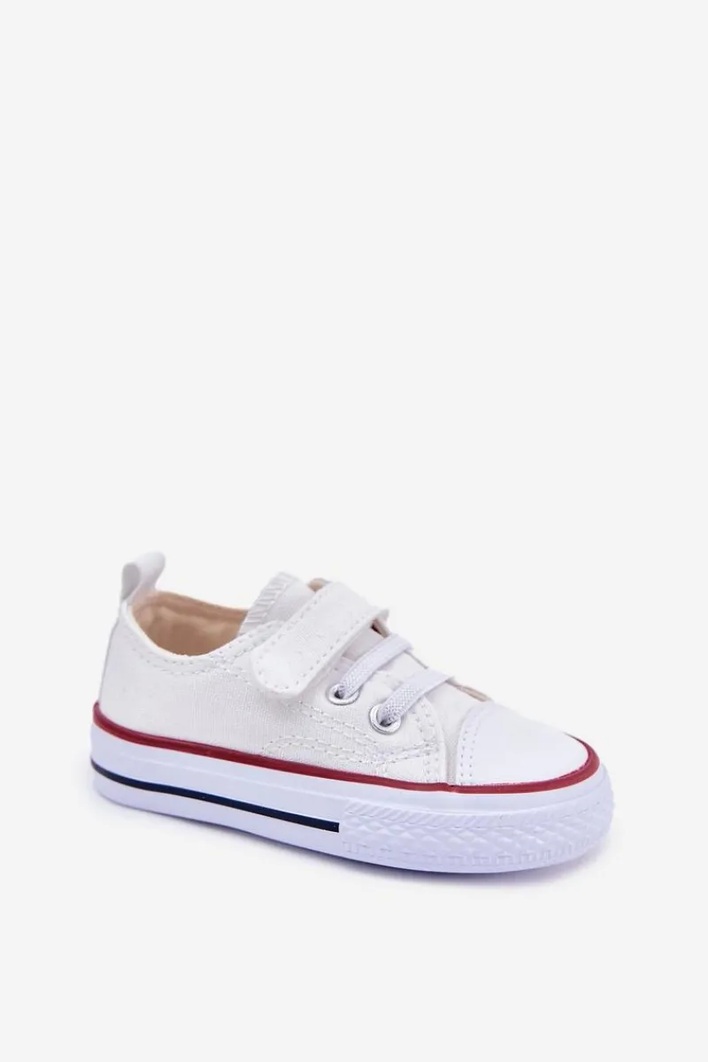 Hot Trampki Dziecięce Na Rzep Białe Obidana Dzieci Chłopięce|Dziewczęce