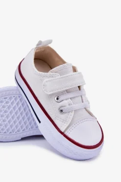 Hot Trampki Dziecięce Na Rzep Białe Obidana Dzieci Chłopięce|Dziewczęce