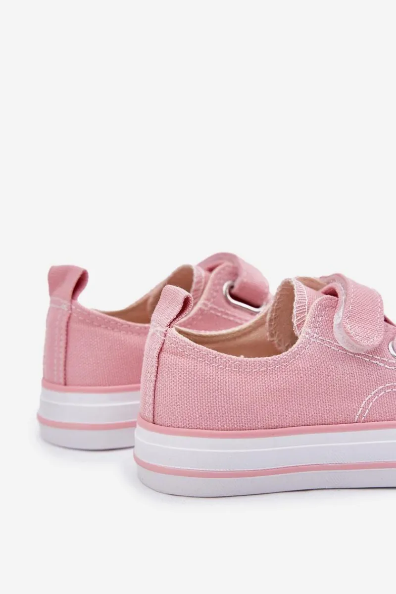 Sale Boto Trampki Dziecięce Na Rzep Różowe Obidana