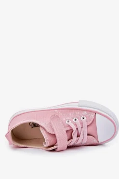 Sale Boto Trampki Dziecięce Na Rzep Różowe Obidana