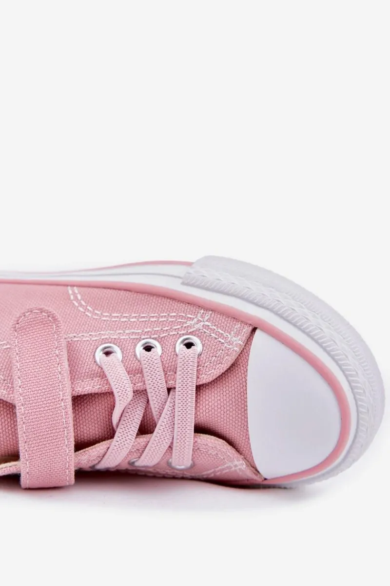 Sale Boto Trampki Dziecięce Na Rzep Różowe Obidana