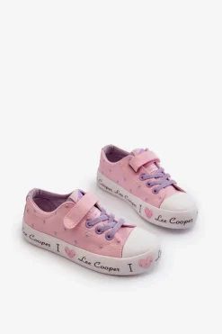 Hot Lee Cooper Trampki Dziewczęce LCW-24-02-2160 Różowe Różowy