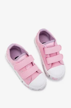 Lee Cooper Trampki Dziewczęce Na Rzepy LCW-25-02-3265K Różowe Różowy