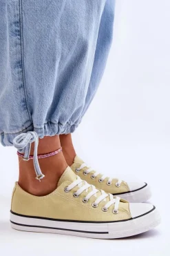 Best Trampki Klasyczne Niskie Damskie Żółte Vegas Damskie Trampki Damskie Niskie