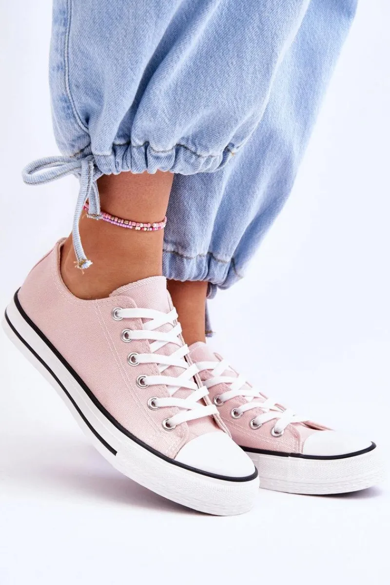 Clearance Boto Trampki Klasyczne Niskie Damskie Jasnoróżowe Vegas Różowy