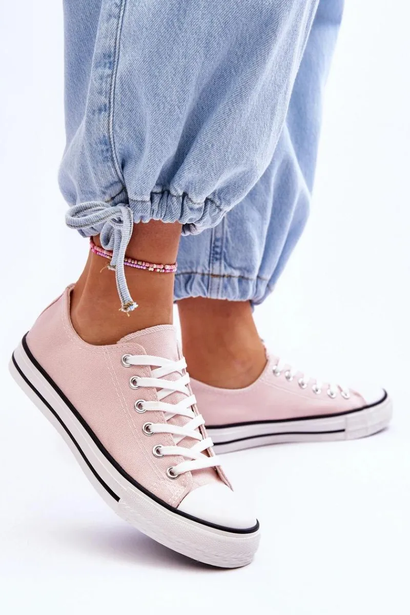 Clearance Boto Trampki Klasyczne Niskie Damskie Jasnoróżowe Vegas Różowy