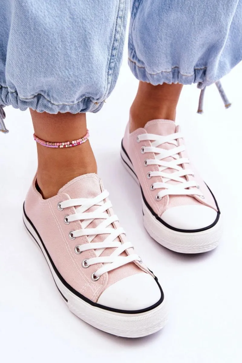 Clearance Boto Trampki Klasyczne Niskie Damskie Jasnoróżowe Vegas Różowy