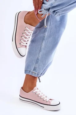 Clearance Boto Trampki Klasyczne Niskie Damskie Jasnoróżowe Vegas Różowy