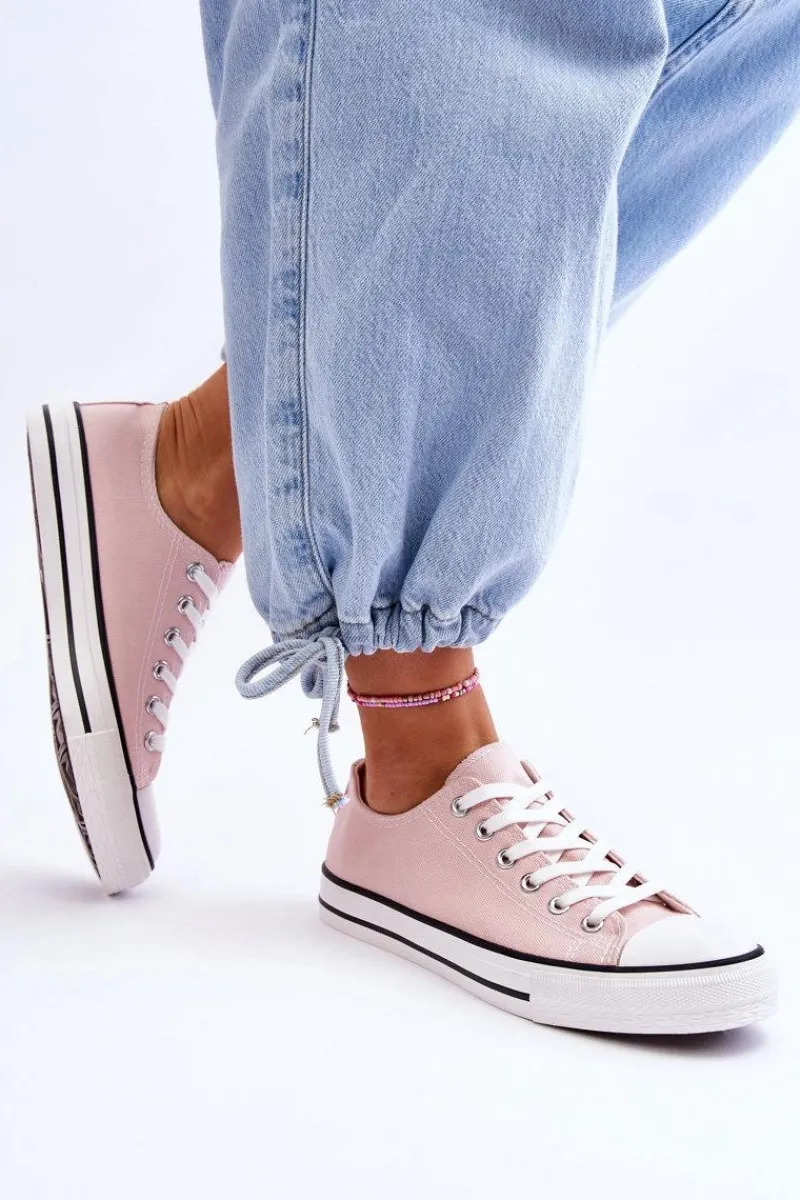Clearance Boto Trampki Klasyczne Niskie Damskie Jasnoróżowe Vegas Różowy