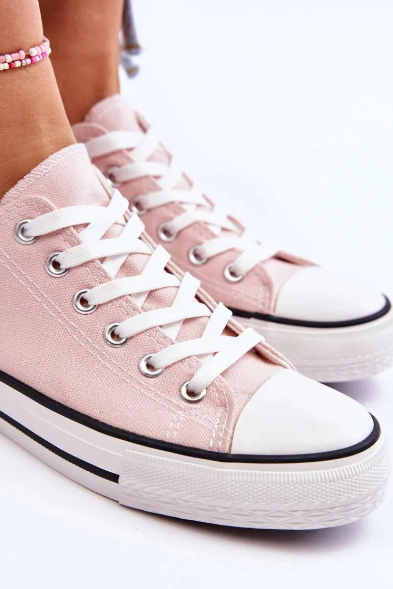 Clearance Boto Trampki Klasyczne Niskie Damskie Jasnoróżowe Vegas Różowy