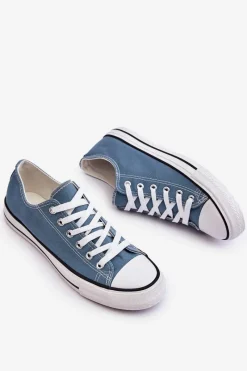 Discount Boto Trampki Klasyczne Niskie Damskie Jasnoniebieskie Vegas