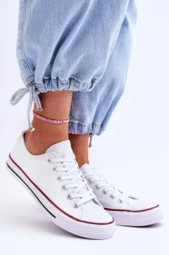 Clearance Boto Trampki Klasyczne Niskie Damskie Białe Vegas Biały