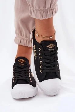 Clearance Lee Cooper Trampki Materiałowe Damskie LCW-25-31-3427L Czarne Czarny