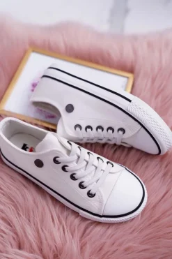 Online Trampki Młodzieżowe Damskie Buty Białe Justika Damskie Trampki Damskie Niskie