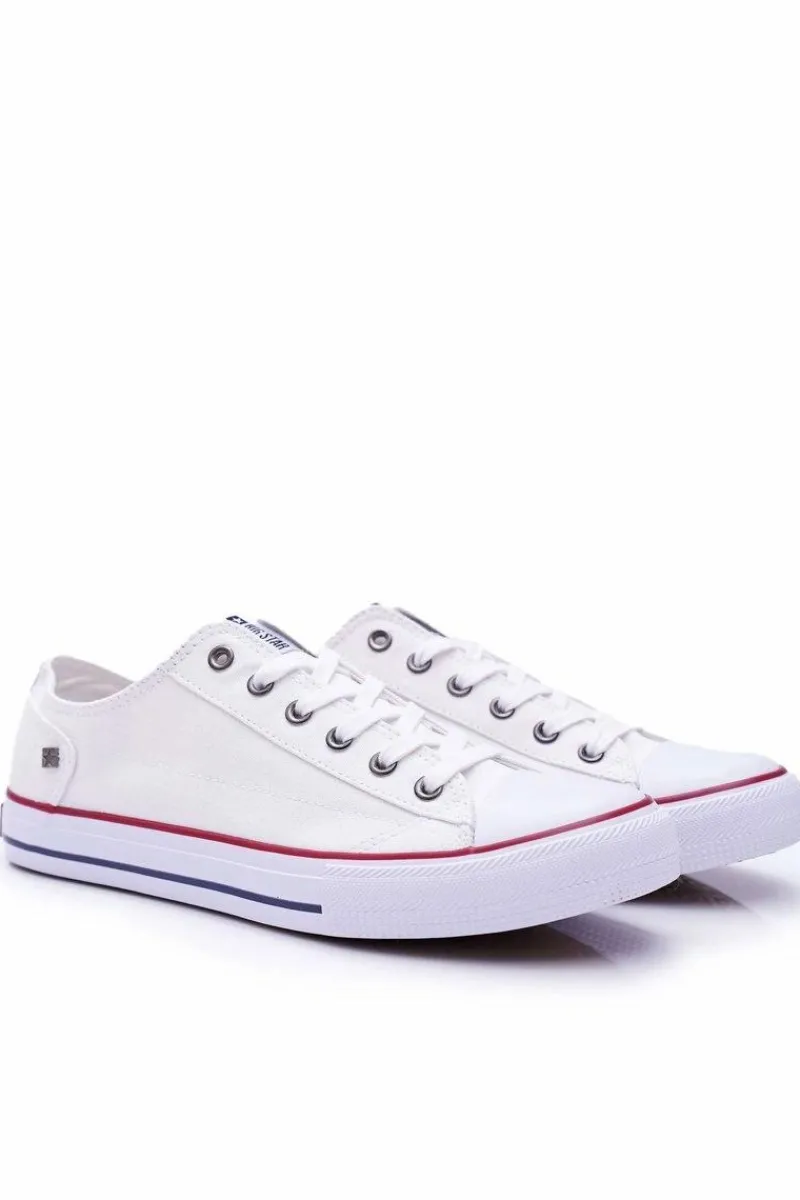 Trampki Męskie Big Star|Trampki Niskie>Big Star Shoes Trampki Męskie Big Star Białe DD174271