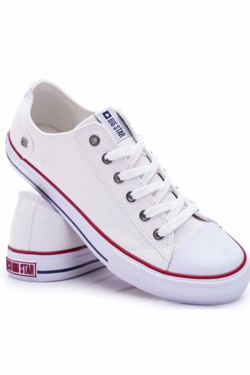 Trampki Męskie Big Star|Trampki Niskie>Big Star Shoes Trampki Męskie Big Star Białe DD174271