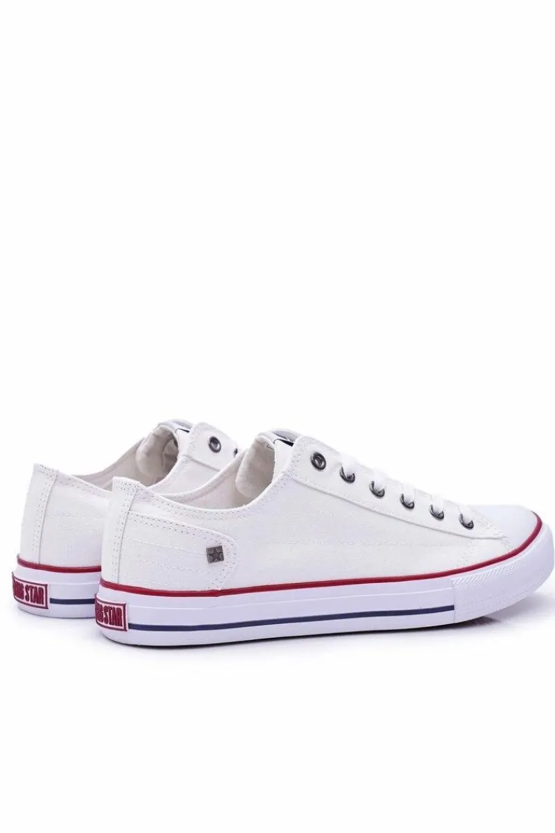 Trampki Męskie Big Star|Trampki Niskie>Big Star Shoes Trampki Męskie Big Star Białe DD174271