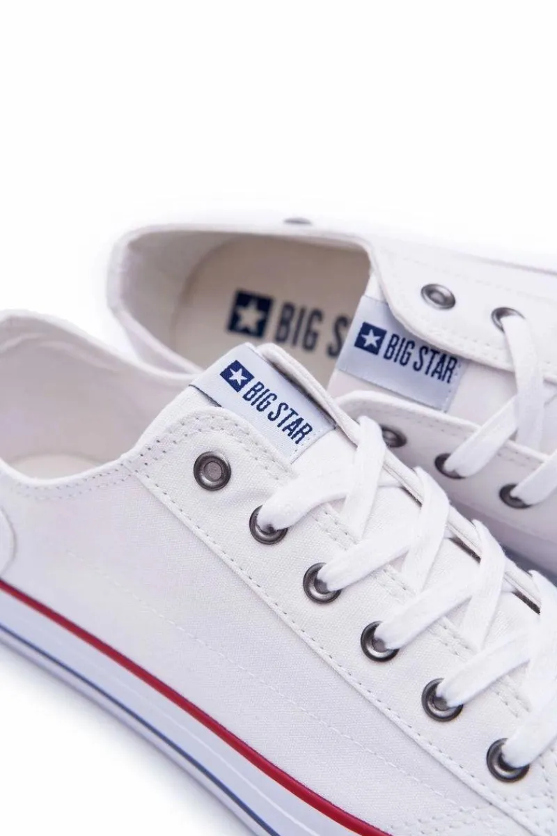 Trampki Męskie Big Star|Trampki Niskie>Big Star Shoes Trampki Męskie Big Star Białe DD174271