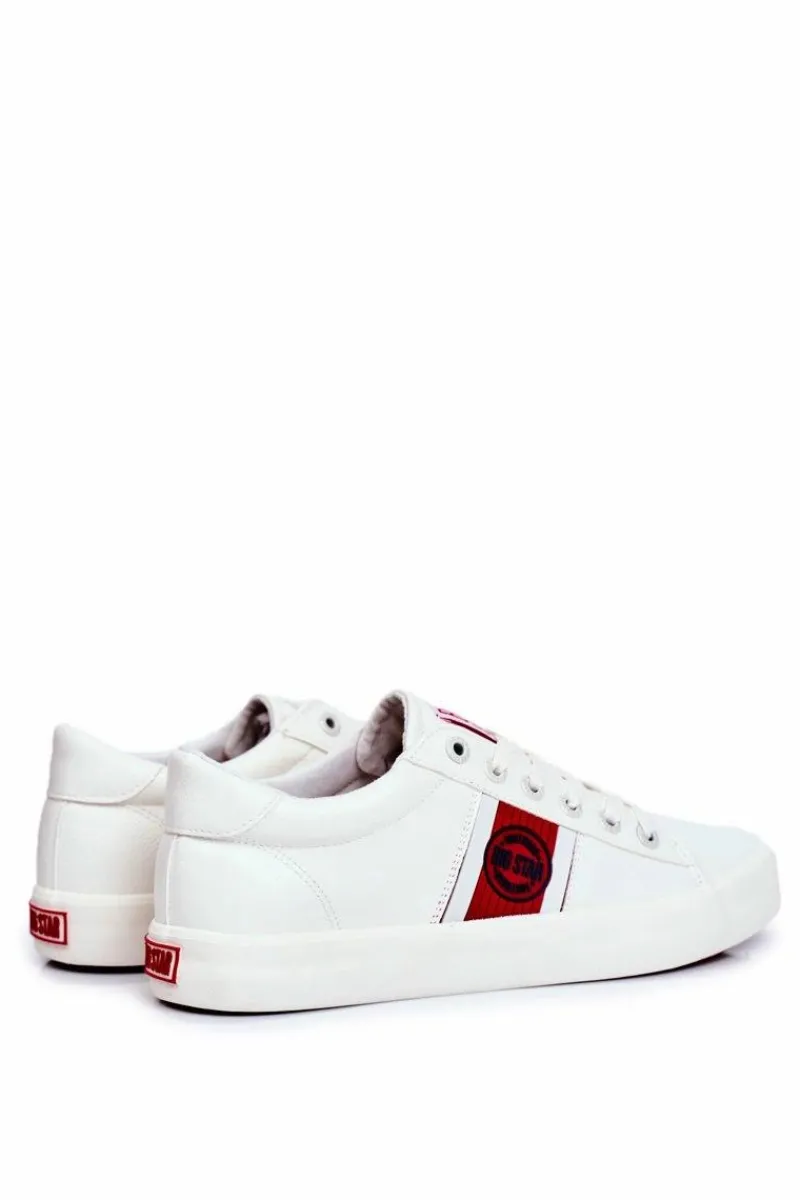 Discount Trampki Męskie Big Star Białe GG174112 Męskie Trampki Męskie Big Star|Trampki Niskie