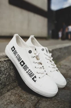 Best Big Star Shoes Trampki Męskie Big Star Białe EE174070