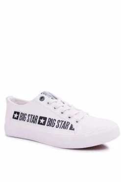 Best Big Star Shoes Trampki Męskie Big Star Białe EE174070