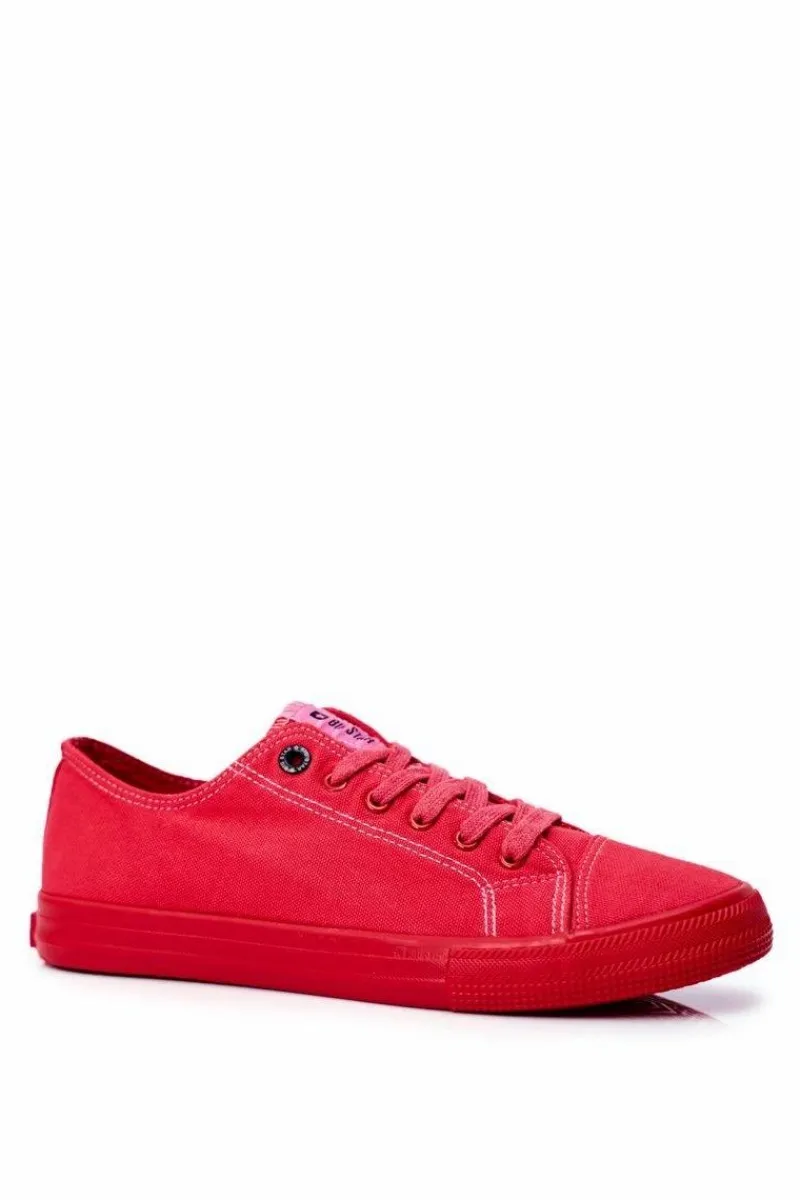 Online Trampki Męskie Big Star Czerwone FF174336 Męskie Trampki Męskie Big Star|Trampki Niskie