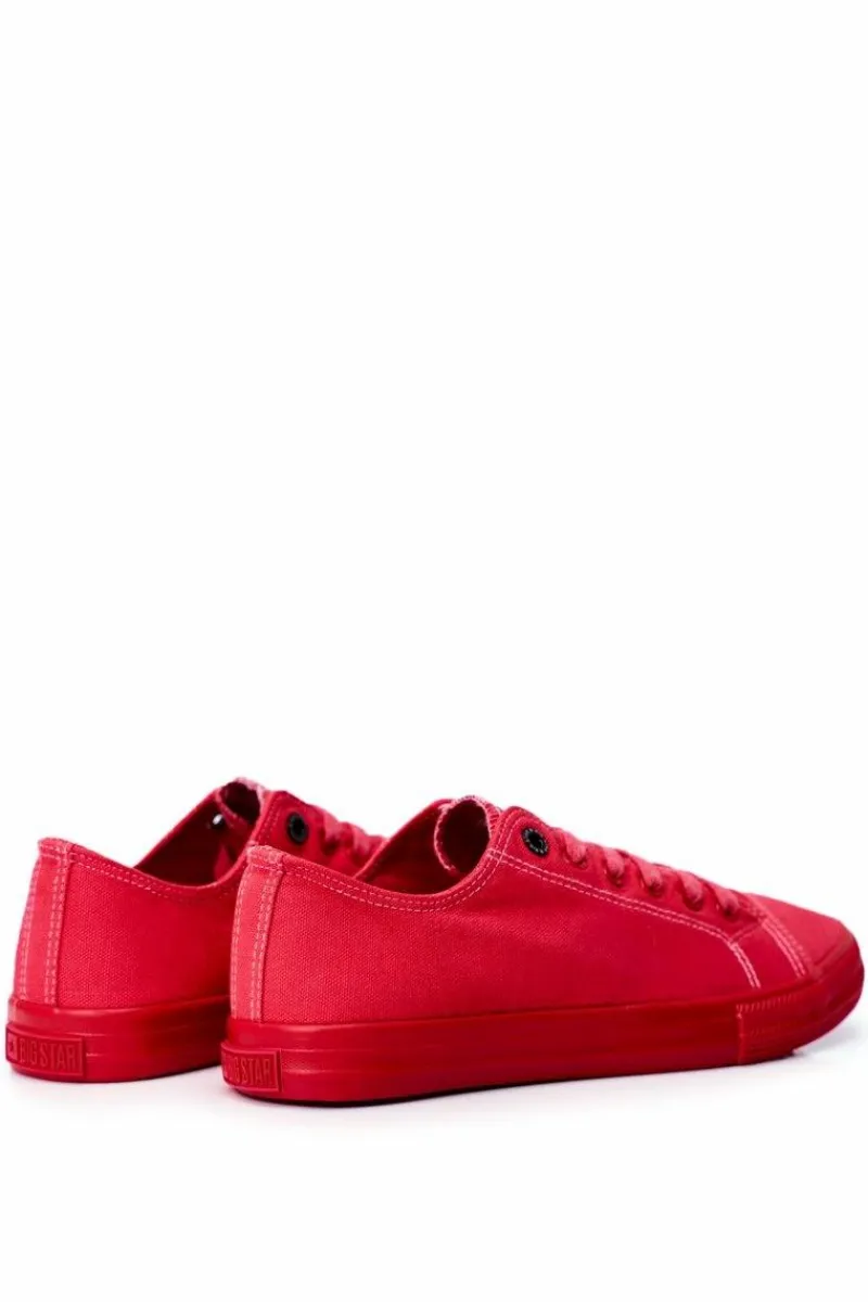 Online Trampki Męskie Big Star Czerwone FF174336 Męskie Trampki Męskie Big Star|Trampki Niskie