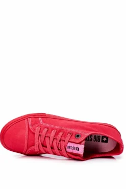 Online Trampki Męskie Big Star Czerwone FF174336 Męskie Trampki Męskie Big Star|Trampki Niskie