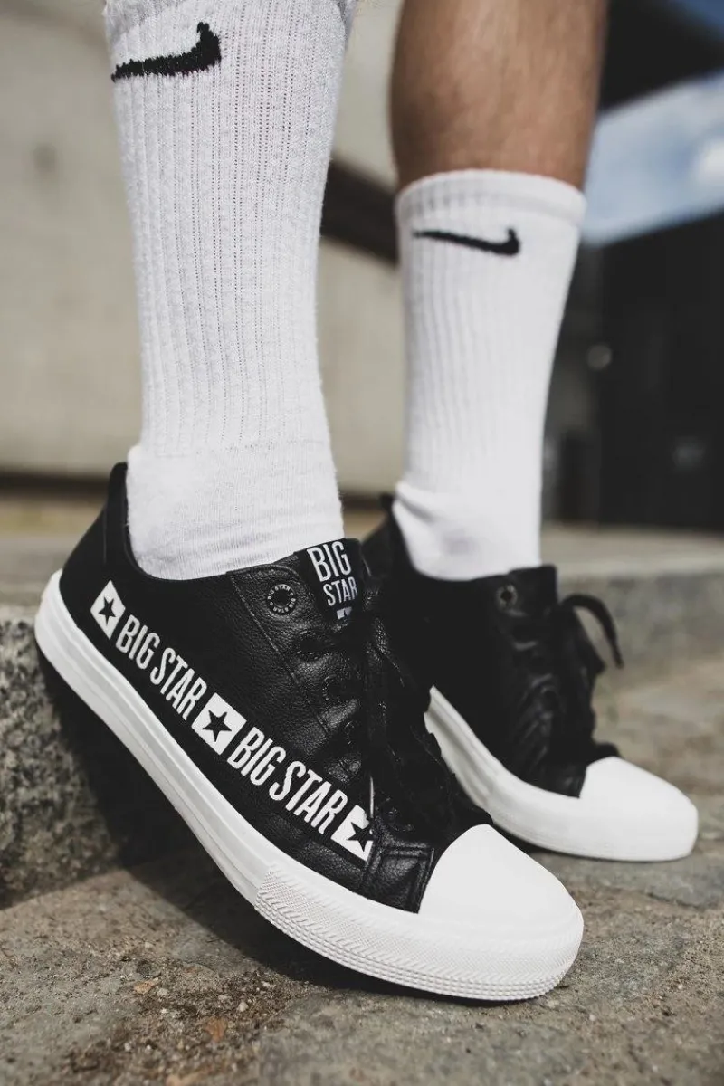 Trampki Męskie Big Star|Trampki Niskie>Big Star Shoes Trampki Męskie Big Star Czarne EE174069