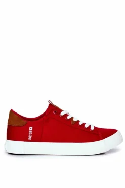 Outlet Big Star Shoes Trampki Męskie Big Star Czerwone FF174315