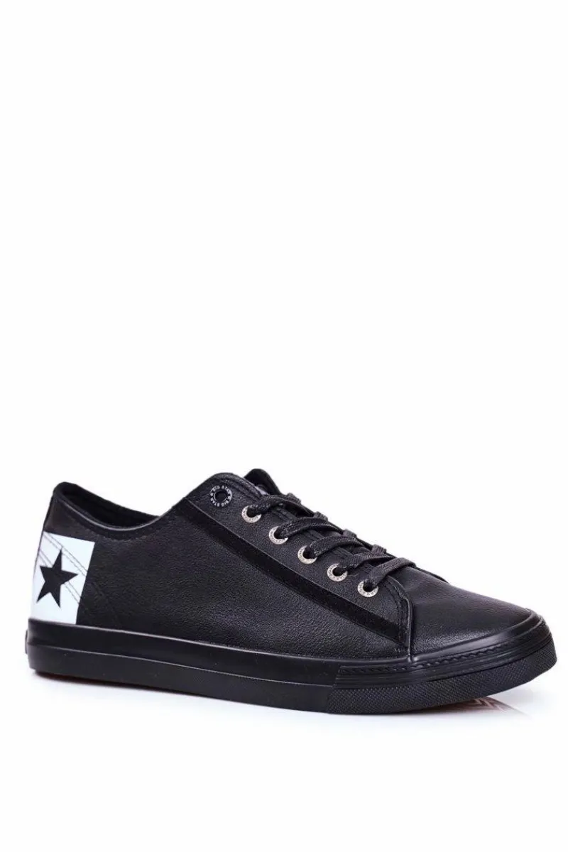 Trampki Męskie Big Star|Trampki Niskie>Big Star Shoes Trampki Męskie Big Star Czarne EE174160