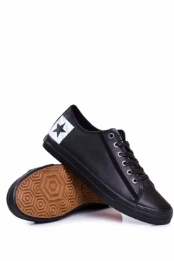 Trampki Męskie Big Star|Trampki Niskie>Big Star Shoes Trampki Męskie Big Star Czarne EE174160