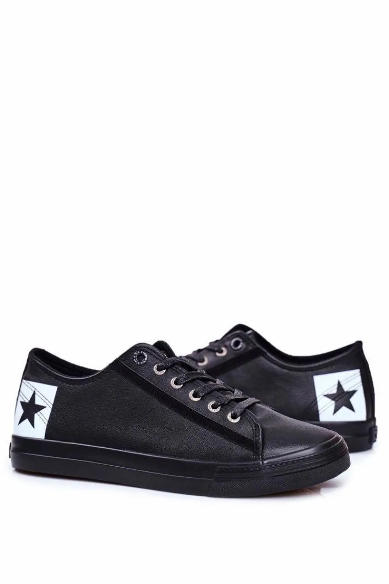 Trampki Męskie Big Star|Trampki Niskie>Big Star Shoes Trampki Męskie Big Star Czarne EE174160