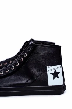 Clearance Trampki Męskie Big Star Czarne EE174066 Męskie Trampki Męskie Big Star|Trampki Wysokie