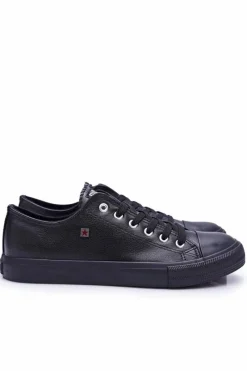 Sale Big Star Shoes Trampki Męskie Big Star Czarne V174345