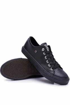 Sale Big Star Shoes Trampki Męskie Big Star Czarne V174345
