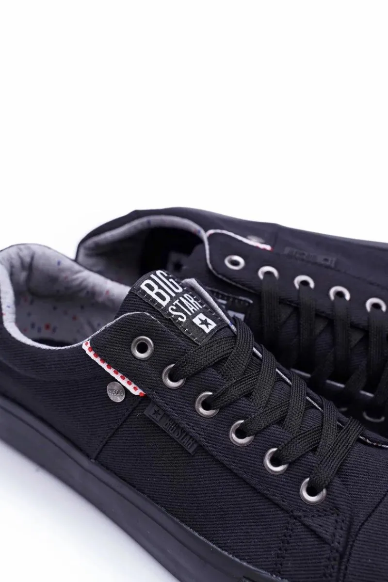 Trampki Męskie Big Star Czarne AA174096 Męskie Trampki Męskie Big Star|Trampki Niskie