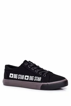 Best Big Star Shoes Trampki Męskie Big Star Czarne FF174527