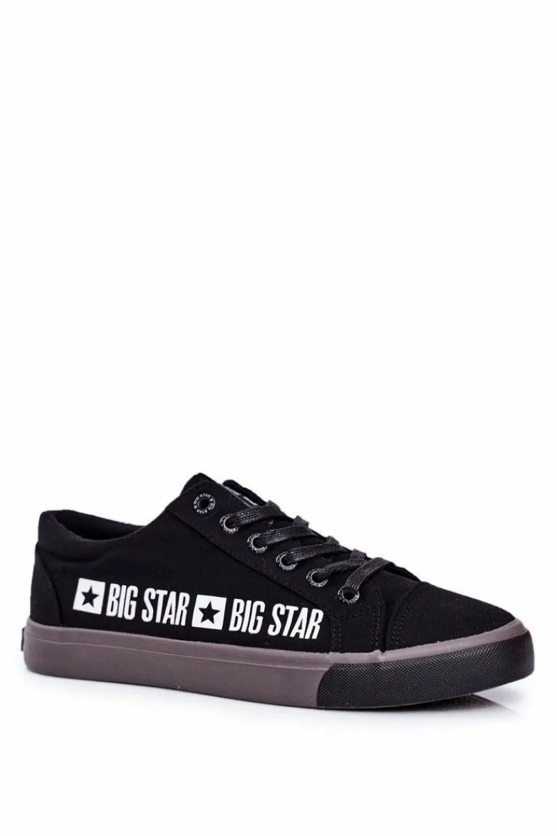 Best Big Star Shoes Trampki Męskie Big Star Czarne FF174527