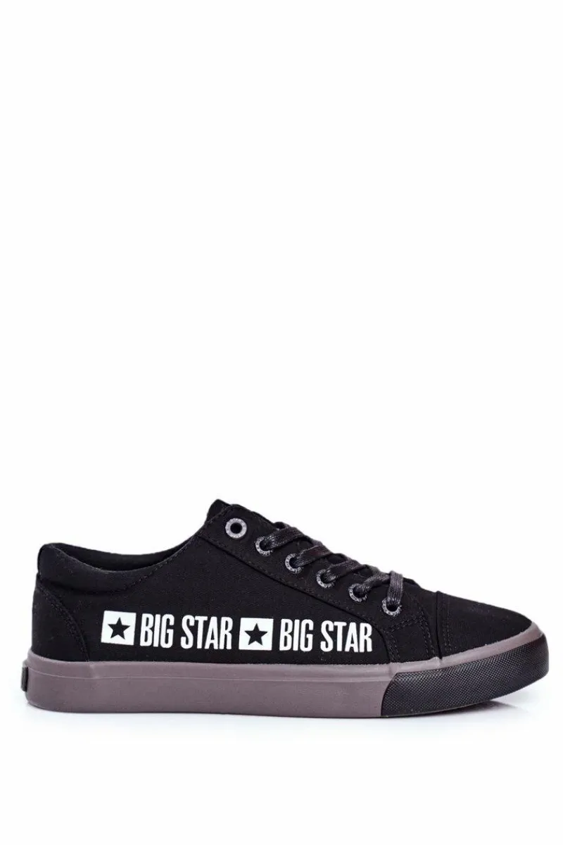 Best Big Star Shoes Trampki Męskie Big Star Czarne FF174527