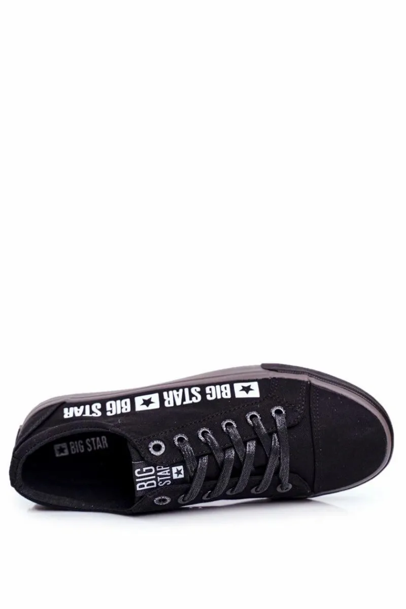 Best Big Star Shoes Trampki Męskie Big Star Czarne FF174527