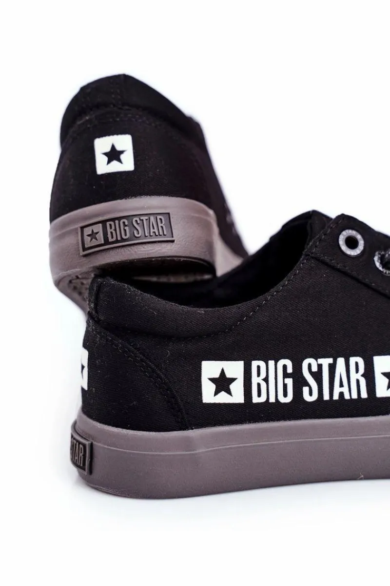 Best Big Star Shoes Trampki Męskie Big Star Czarne FF174527
