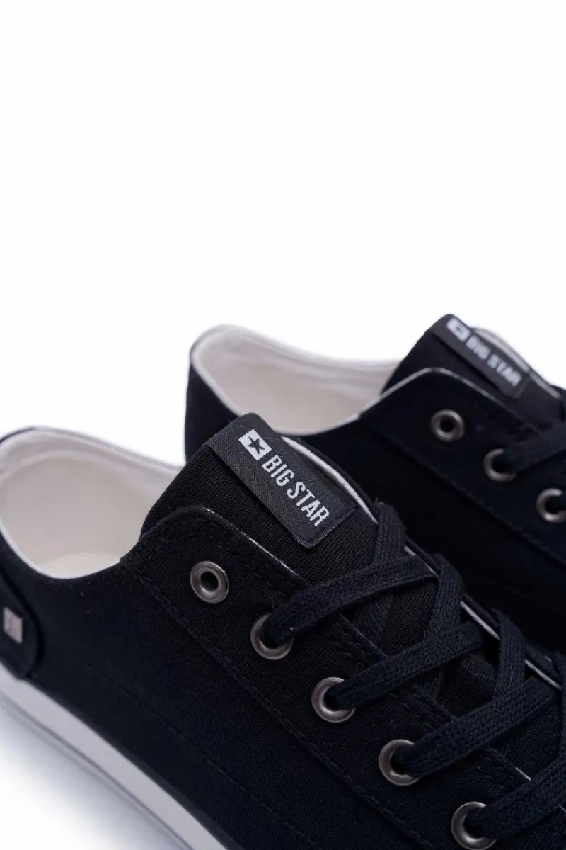 Trampki Męskie Big Star|Trampki Niskie>Big Star Shoes Trampki Męskie Big Star Czarne DD174273 Czarny